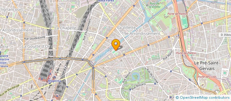 localisation de l'entreprise L P D N  PARIS