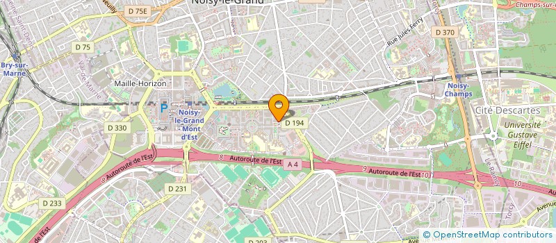 localisation de l'entreprise L.P. DISTRIBUTION à NOISY-LE-GRAND
