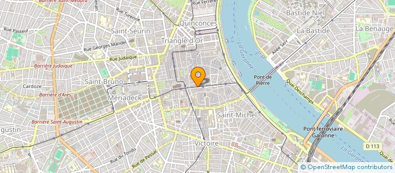 localisation de l'entreprise L&P DISTRIBUTION  BORDEAUX