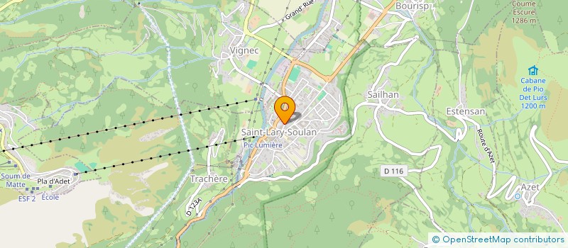 localisation de l'entreprise L-P DISTRIBUTION  SAINT-LARY-SOULAN