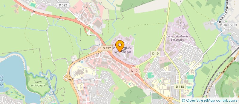 localisation de l'entreprise L.P.E. à VESOUL