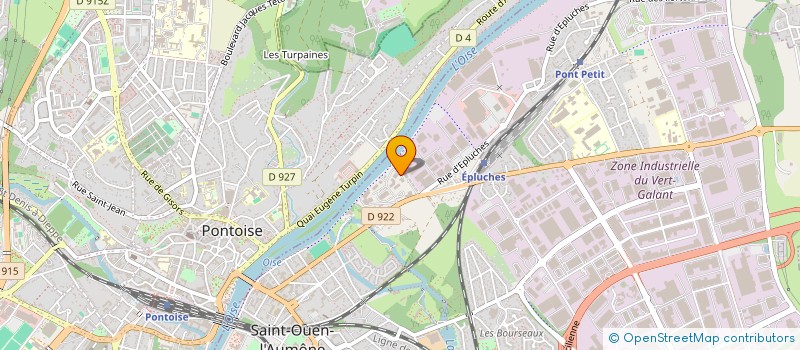 localisation de l'entreprise L P EVENTS  SAINT-OUEN-L'AUMONE