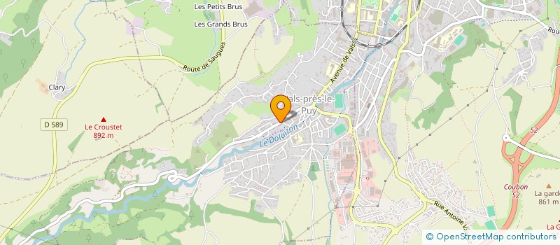 localisation de l'entreprise L.P.F. INVESTISSEMENT  VALS-PRES-LE-PUY