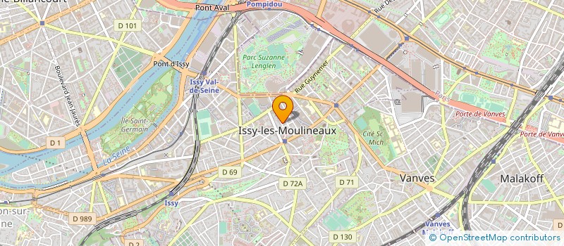 localisation de l'entreprise L&P FINANCIERE à ISSY-LES-MOULINEAUX