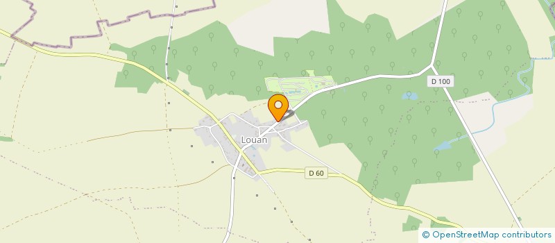 localisation de l'entreprise L&P FOREST  LOUAN-VILLEGRUIS-FONTAINE