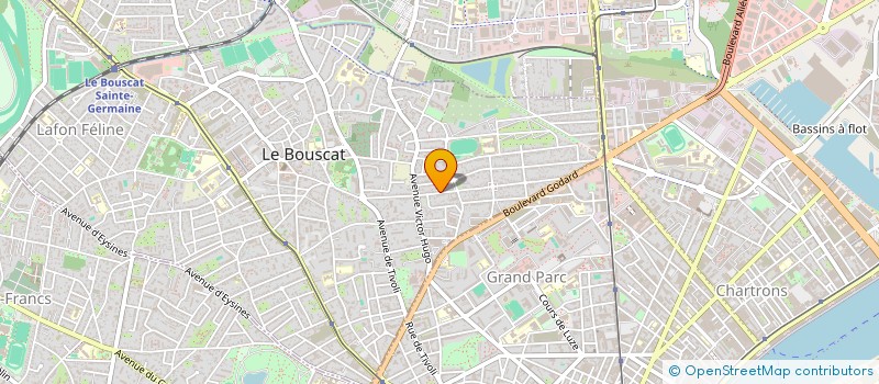 localisation de l'entreprise L.P.G  LE BOUSCAT