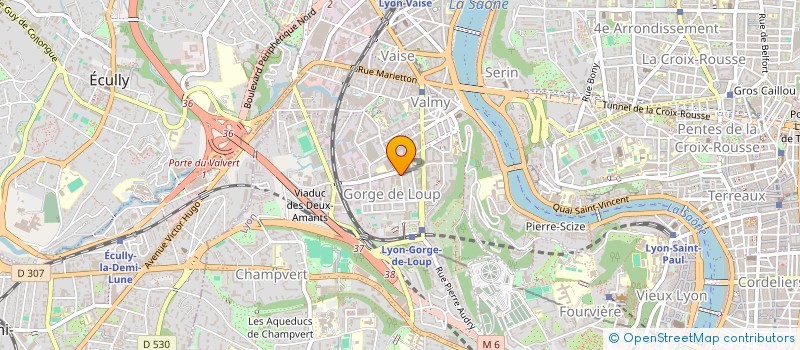 localisation de l'entreprise L.P.G.I. à LYON