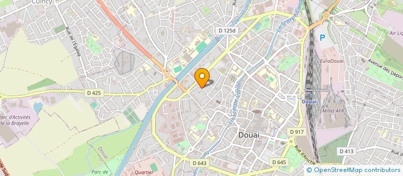 localisation de l'entreprise L.P.H. PATRIMOINE à DOUAI