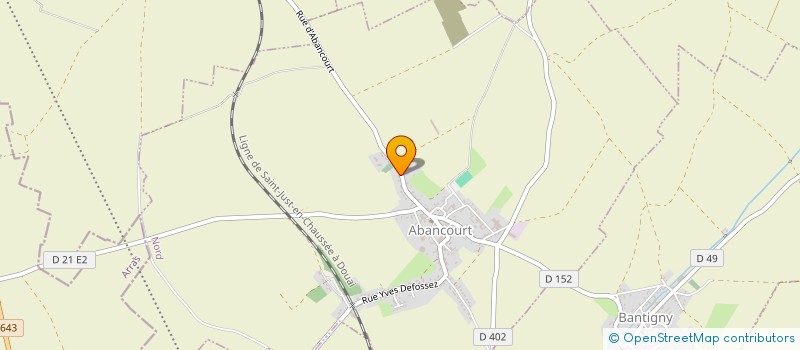 localisation de l'entreprise L.P.I.  ABANCOURT