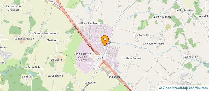 localisation de l'entreprise L. P. I. à VIGNEUX-DE-BRETAGNE