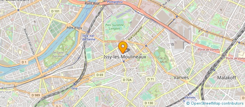 localisation de l'entreprise L&P IMMOBILIER à ISSY-LES-MOULINEAUX