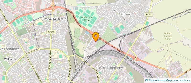 localisation de l'entreprise L&P IMMOBILIER  BETHENY