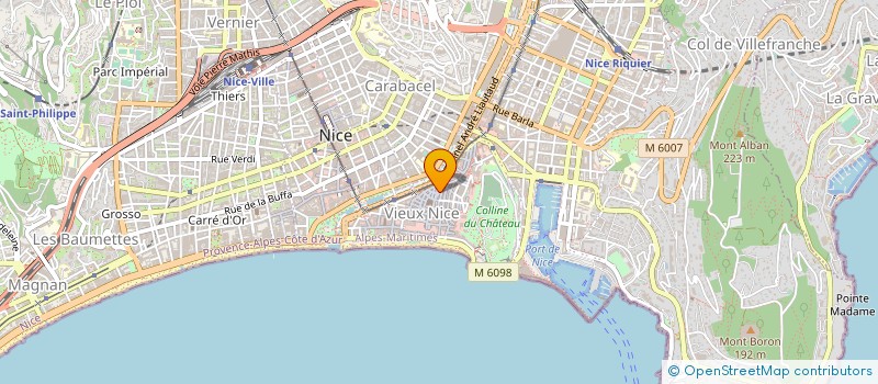 localisation de l'entreprise L.P. INVEST à NICE