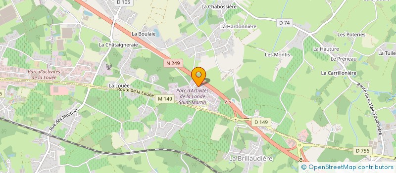 localisation de l'entreprise L.P INVESTISSEMENT  HAUTE-GOULAINE