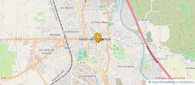 localisation de l'entreprise L.P.L à SALON-DE-PROVENCE