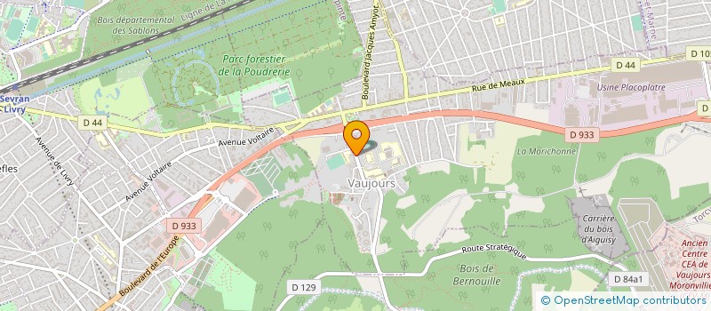 localisation de l'entreprise L.P.M. à VAUJOURS