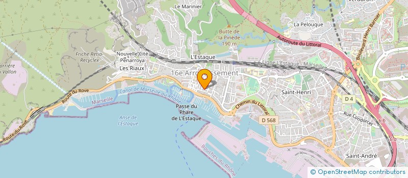localisation de l'entreprise L.P.M. à MARSEILLE