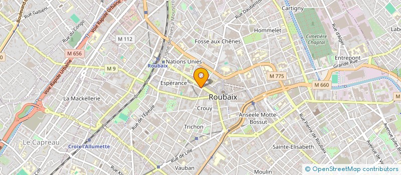 localisation de l'entreprise L.P. MULTISERVICES  ROUBAIX