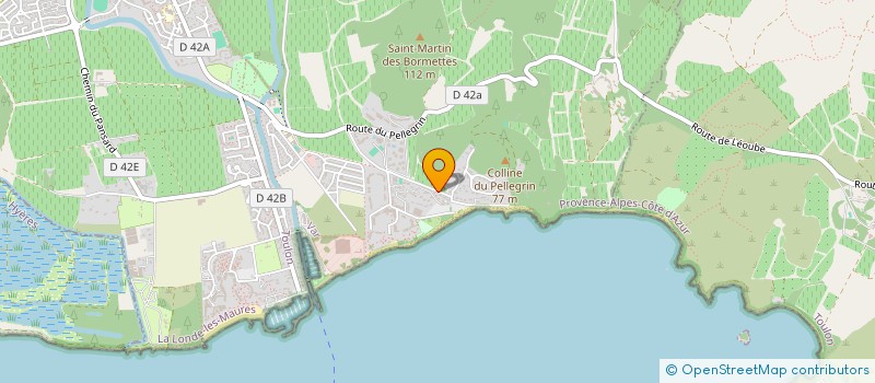 localisation de l'entreprise L P N  LA LONDE-LES-MAURES