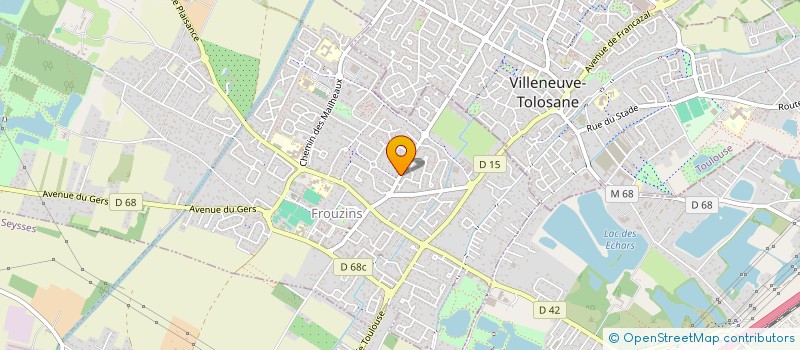 localisation de l'entreprise L.P. NORTE FACADES  FROUZINS