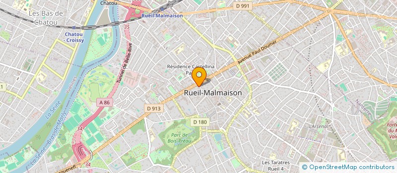 localisation de l'entreprise L.P.P.M. à RUEIL-MALMAISON