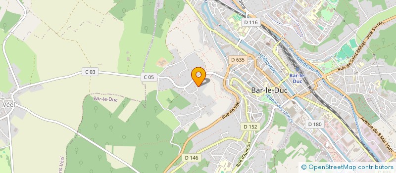 localisation de l'entreprise L.P. PARTICIPATIONS à BAR-LE-DUC