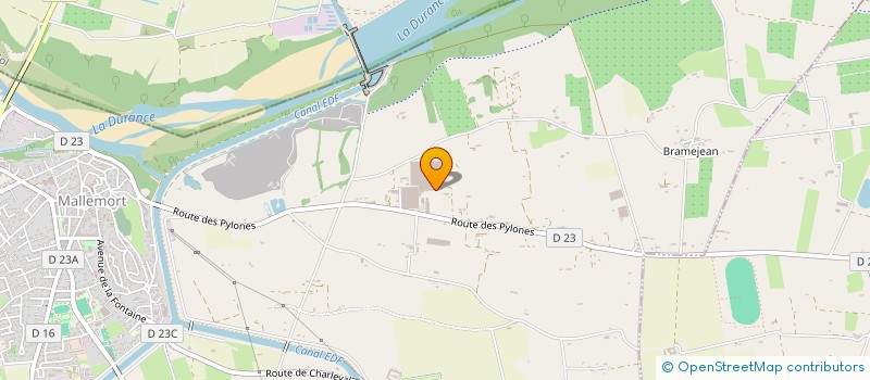 localisation de l'entreprise L.P.R.O.  SALON-DE-PROVENCE