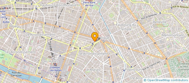 localisation de l'entreprise L.P.S.  PARIS