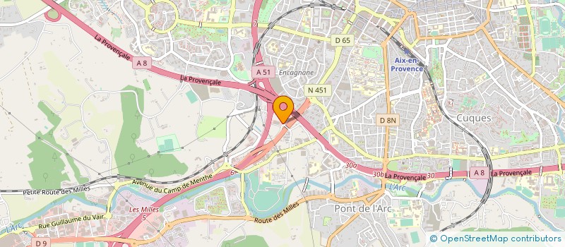 localisation de l'entreprise L.P.S  AIX-EN-PROVENCE