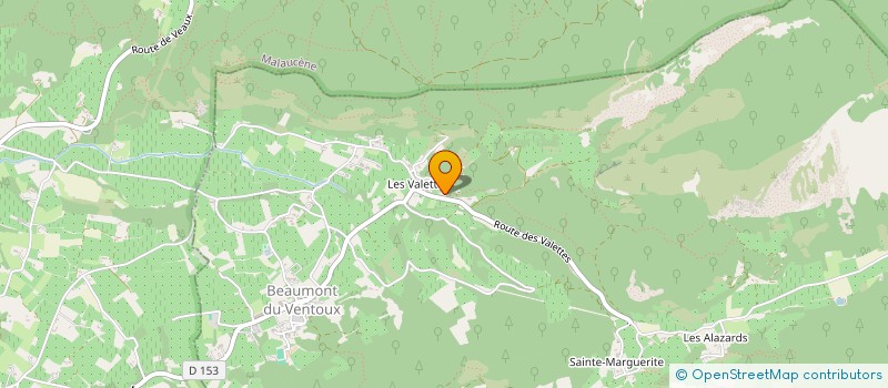 localisation de l'entreprise L P TRANSPORTS  BEAUMONT-DU-VENTOUX