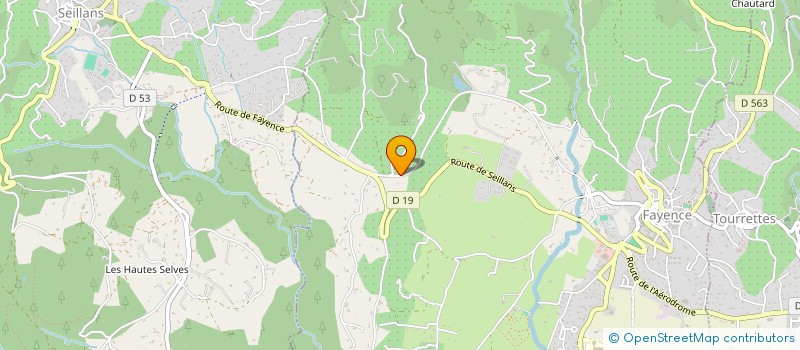 localisation de l'entreprise L. PERNET INVEST  FAYENCE