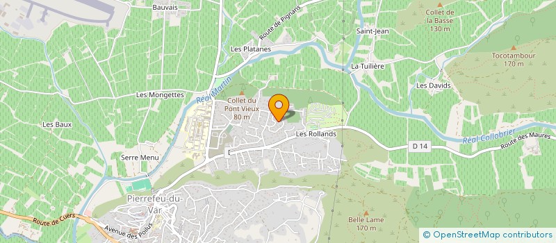 localisation de l'entreprise L'PILATES  PIERREFEU-DU-VAR