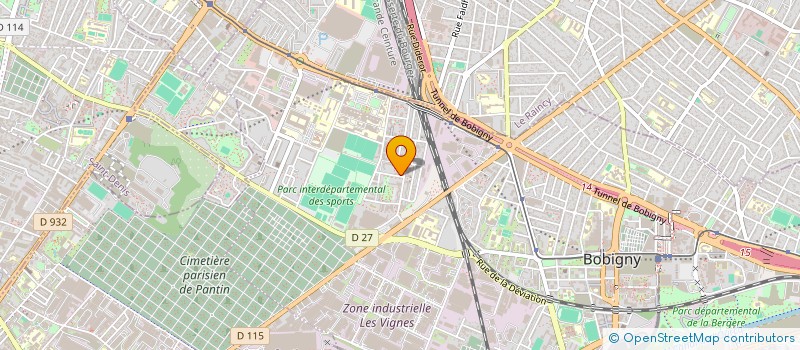 localisation de l'entreprise L PLIAGE BROCHAGE ROUTAGE à BOBIGNY