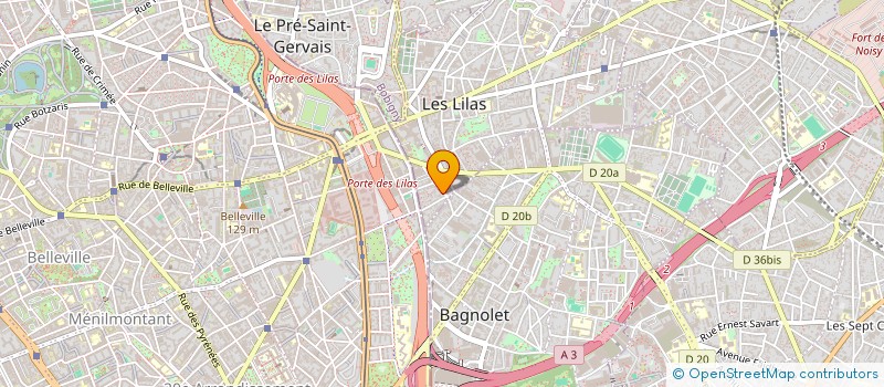 localisation de l'entreprise L PLUS L à LES LILAS