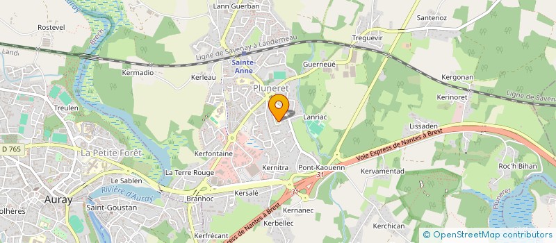 localisation de l'entreprise L Q H  PLOEMEL