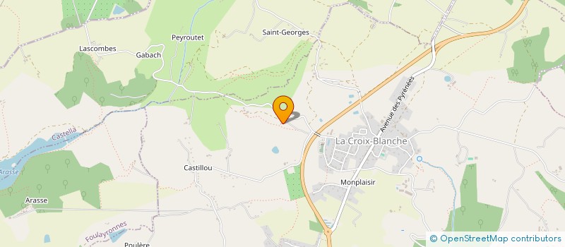 localisation de l'entreprise L R 2 N  LA CROIX BLANCHE