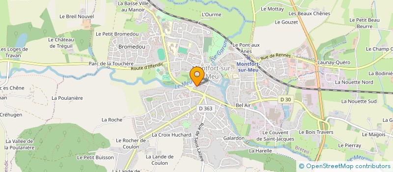 localisation de l'entreprise L.R 28  MONTFORT-SUR-MEU