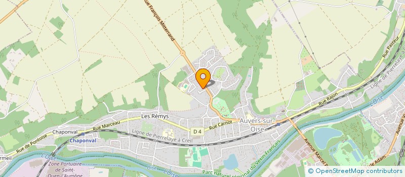 localisation de l'entreprise L R à AUVERS-SUR-OISE