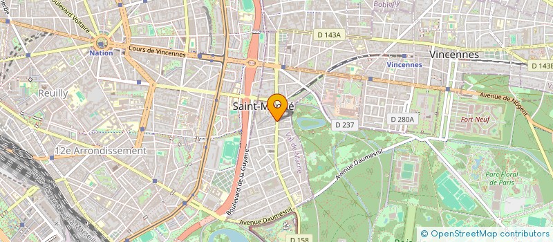 localisation de l'entreprise L & R  SAINT-MANDE