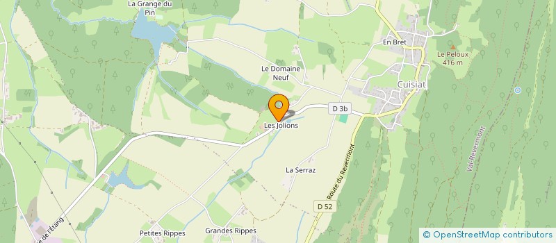 localisation de l'entreprise L R à VAL-REVERMONT
