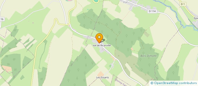 localisation de l'entreprise L & R  RICARVILLE-DU-VAL