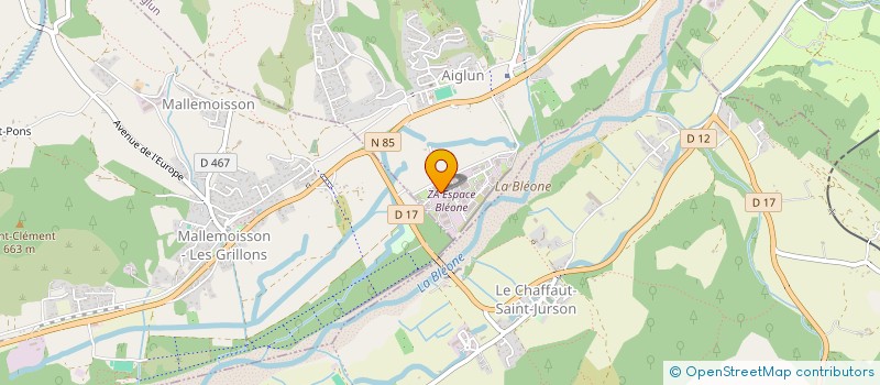 localisation de l'entreprise L.R AVENIR à AIGLUN