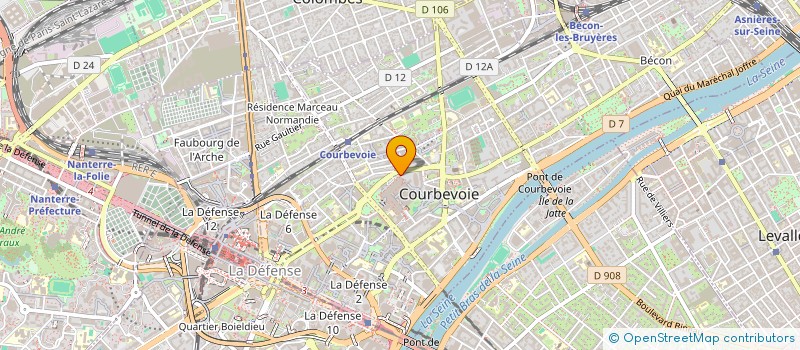 localisation de l'entreprise L&R AVOCATS à COURBEVOIE