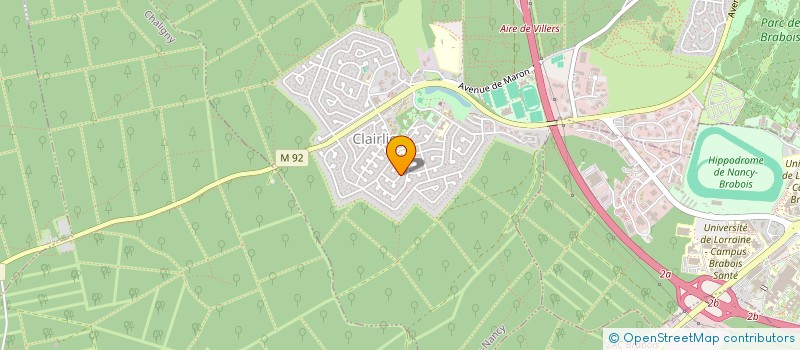 localisation de l'entreprise L R BATIMENT  VILLERS-LES-NANCY