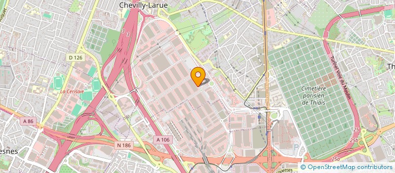 localisation de l'entreprise L' R BIO  CHEVILLY-LARUE