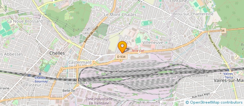 localisation de l'entreprise L.R. CHEMINEES  CHELLES