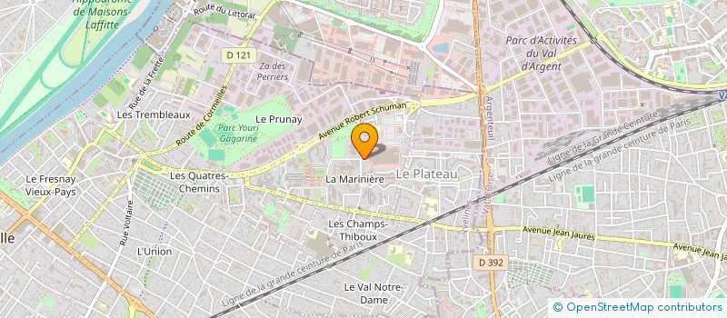 localisation de l'entreprise L R D DIFFUSION  SARTROUVILLE