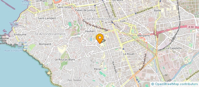 localisation de l'entreprise L.R DECORATION ET TRAVAUX à MARSEILLE
