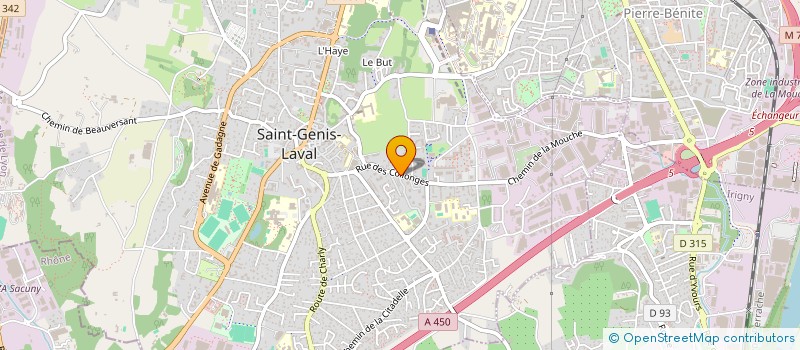 localisation de l'entreprise L'R DES FEMMES à SAINT-GENIS-LAVAL