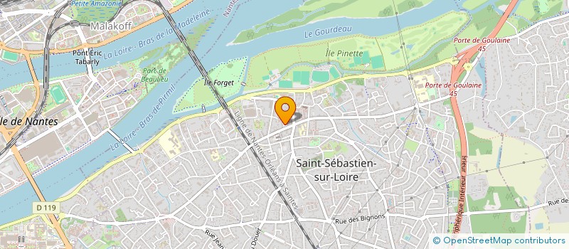 localisation de l'entreprise L.R.H.H.  SAINT-SEBASTIEN-SUR-LOIRE